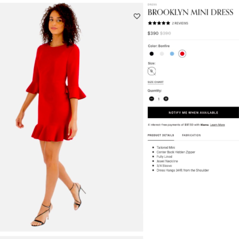 Brooklyn Mini Dress